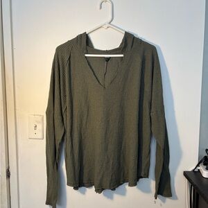Wild Fable Forest Green Knit Top